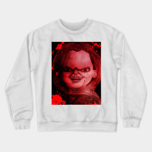 Here's Chucky Crewneck Sweatshirt by RG Illustration